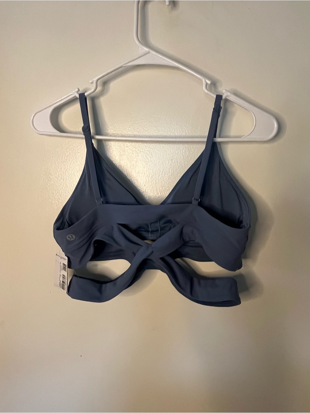lululemon athletica Crisscross Strappy Sports Bra - Dusty Blue - Picture 3 of 7